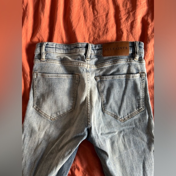 All Saints light denim skinny jeans - Picture 3 of 3